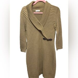Calvin Klein women’s size Medium ribbed sweater dress‎